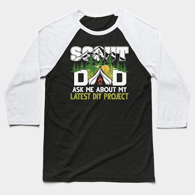 Scouting Scout Leader Baseball T-Shirt by BOOBYART